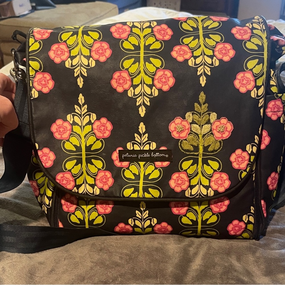 Petunia Pickle Bottom Floral Diaper Bag